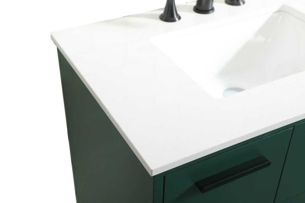 Bailey 36" Bathroom Vanity, Green