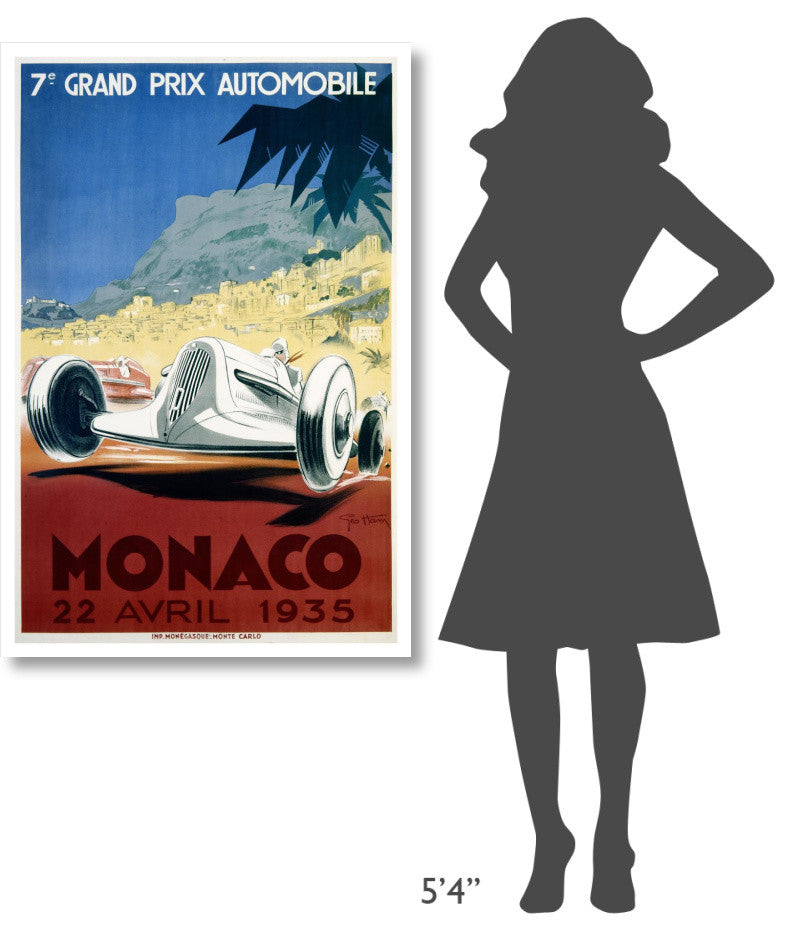 "Monaco / 22 Avril 1935" Digital Paper Print by Geo Ham, 31"x46"