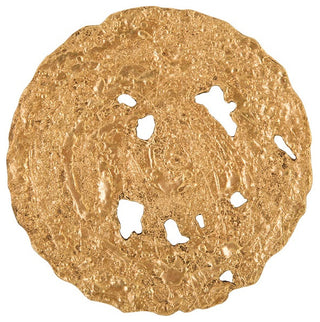 Molten Disc Wall Art, Gold Leaf, Small