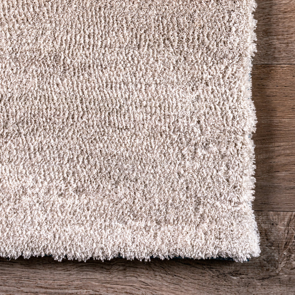 Nuloom Hand-Tufted Ombre Shag Os02 Rug, Turquoise 2'6"x8'runner
