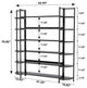 Triple Wide 6-Shelf Bookshelves