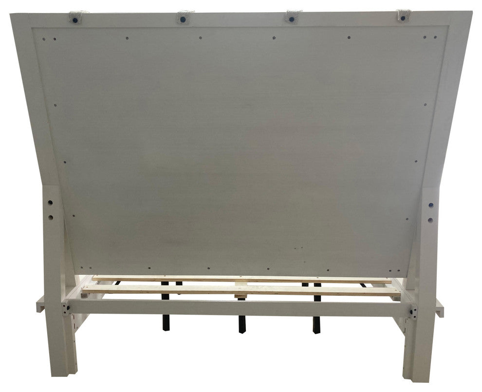 King Platform Bed With 2 Nightstands, King