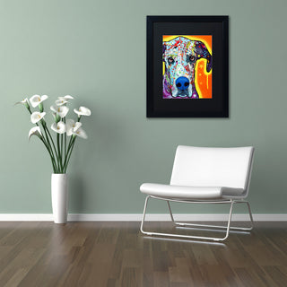 Dean Russo 'Great Dane' Framed Art, 16x20, Black Frame, Black Mat