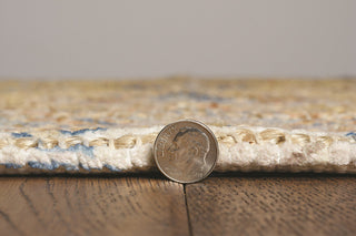 Morris Gold/Light Blue Karissa Distressed Moroccan Accent Rug, 3'3" X 5'3"