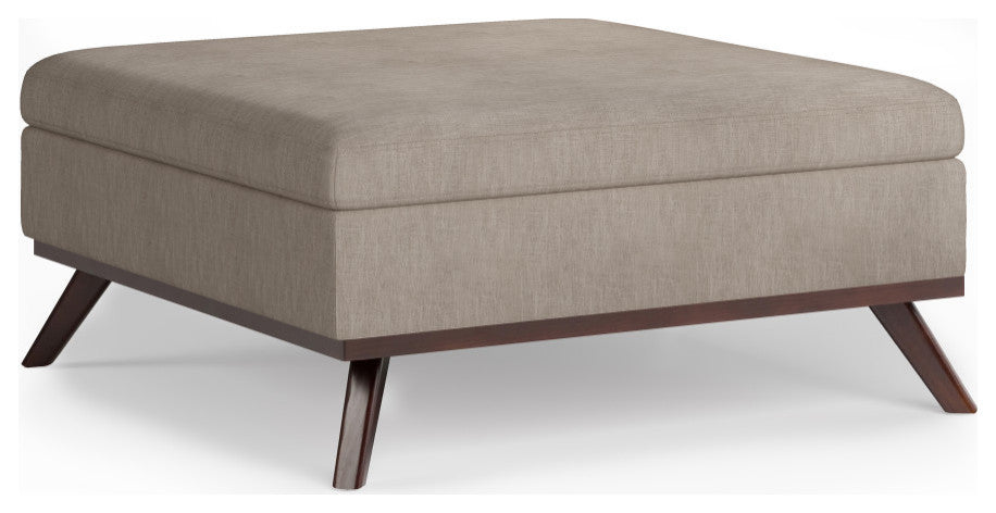 Owen Square Coffee Table Storage Ottoman