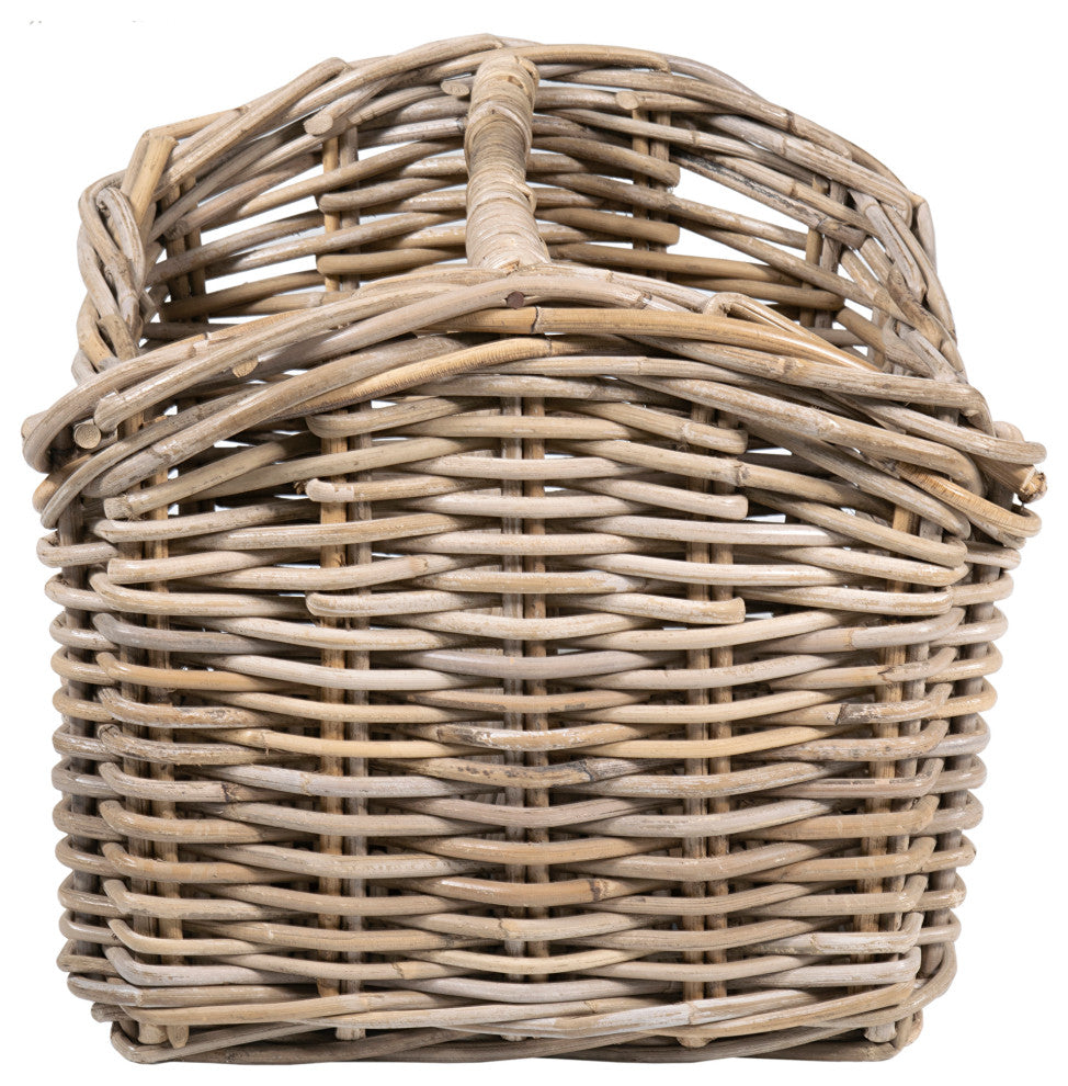 Eddie Rattan Magazine Basket by East at Main