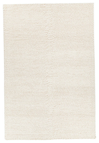 Quina Contemporary Area Rug, White, 5'x7'6"