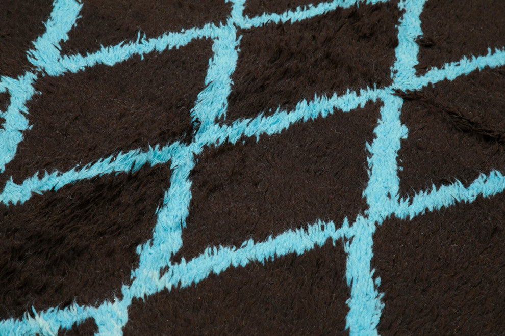 Rug N Carpet - Handmade Unique 9' 0'' x 12' 2'' Moroccan Area Rug