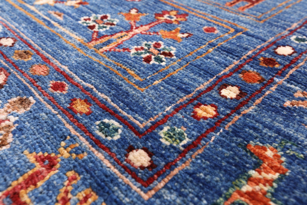 2' 9" X 9' 1" Hand Knotted Tribal Persian Gabbeh Runner Rug Q5460