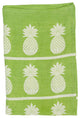 Pineapple Tea Towel, Set of 4, 20"x30", Sap Green