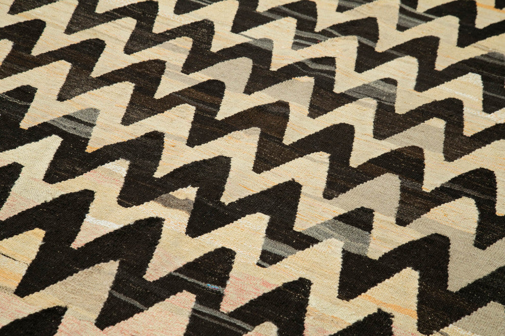 Rug N Carpet - Hand-knotted Turkish 7' 9'' x 10' 6'' Unique Wool Kilim Rug