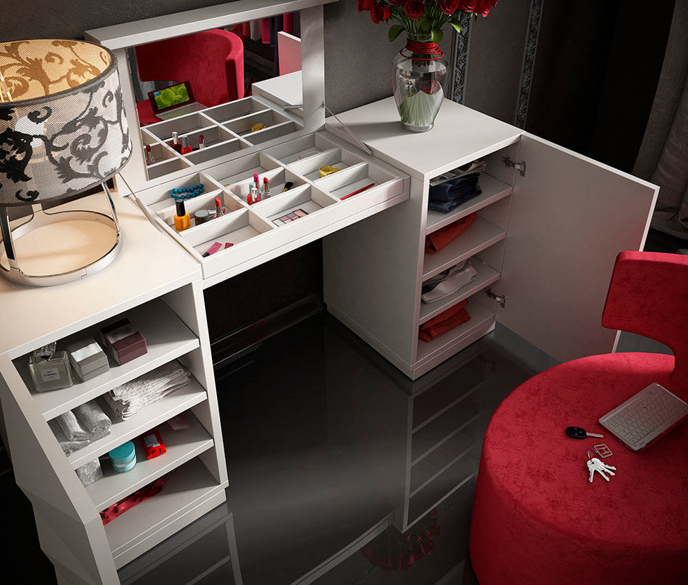 T07 Bedroom Make-up Vanity 63", Matt Finish