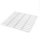 Gio White Matte 1" X 3" Stacked Linear Porcelain Mosaic Tile, 55 Sheets