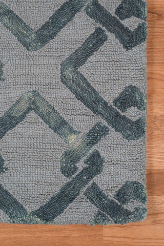 Amer Rugs Shibori SHI-43 Moss Gray Gray Hand-tufted - 5'x8' Rectangle Area Rug