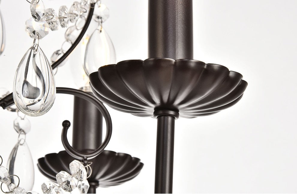 Living District LD5003D17ORB Orchid 5-Light Pendant