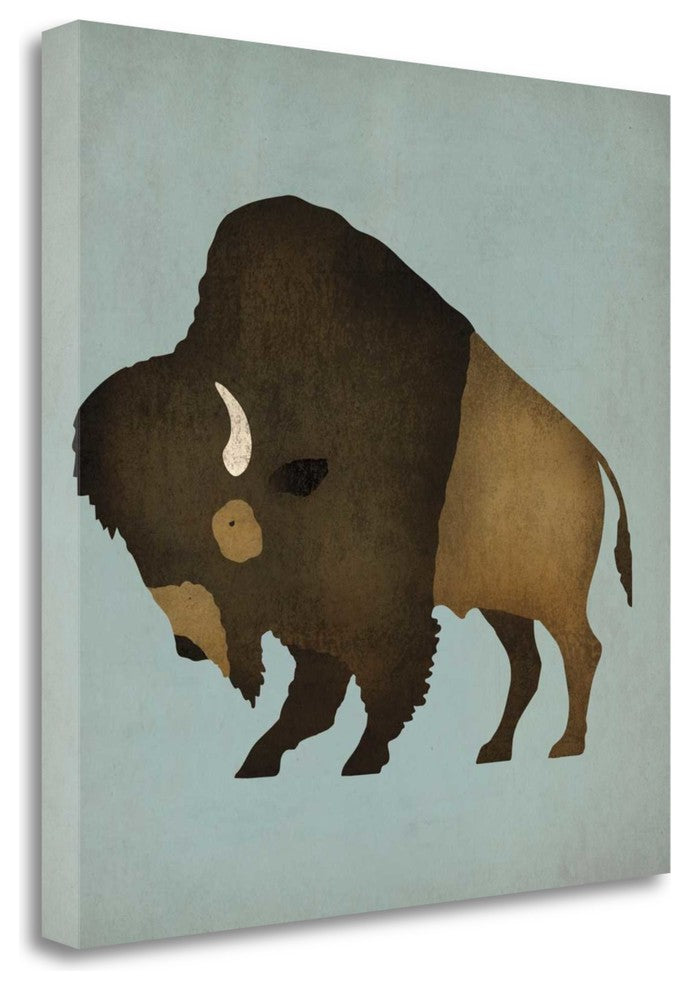 "Buffalo Bison II" By Ryan Fowler, Giclee Print on Gallery Wrap Canvas