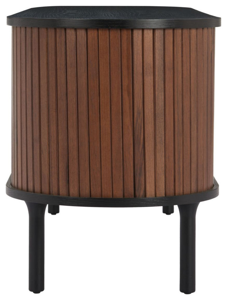 KorianaBlack And Walnut Entertainment Stand
