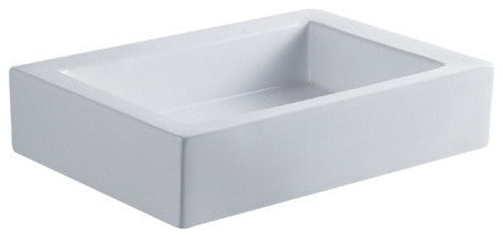 Fauceture Vessel Sink, White