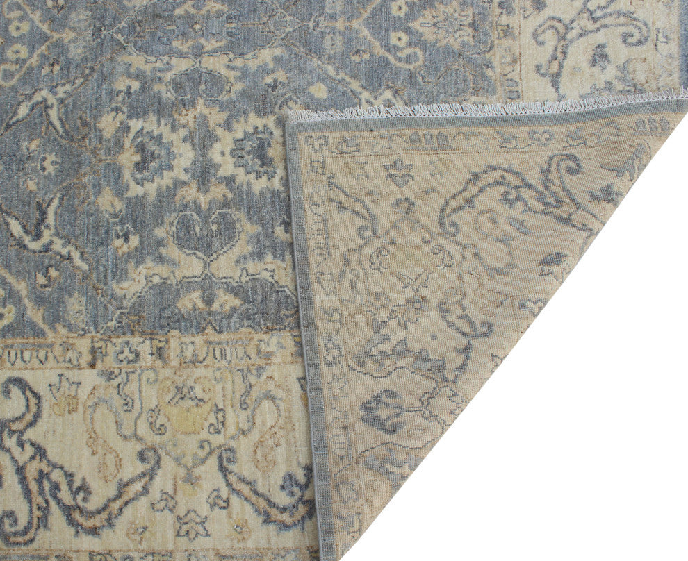Yousafi Fine Chobi Ediz Gray Rug, 8'1x9'3