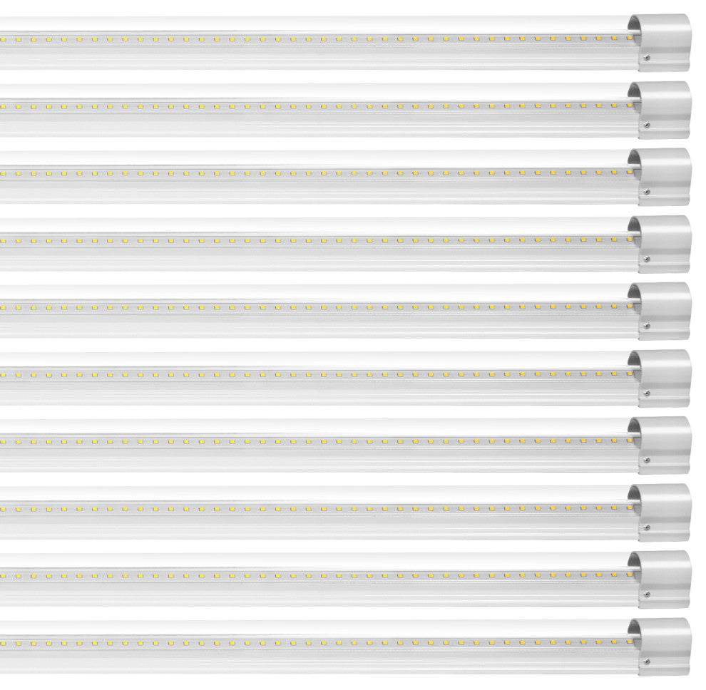 VEVOR 10 Pack 4 FT LED Shop Light 40W Linkable Ceiling Shop Light Fixture 6500LM