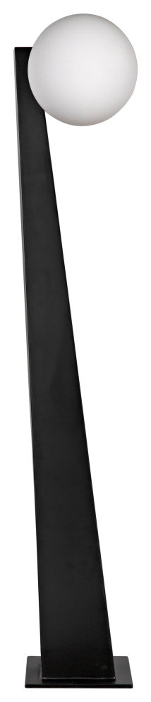 Roy Floor Lamp, Black Metal