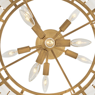 Fredrick Ramond Simone Medium Multi Tier Chandelier, Burnished Gold