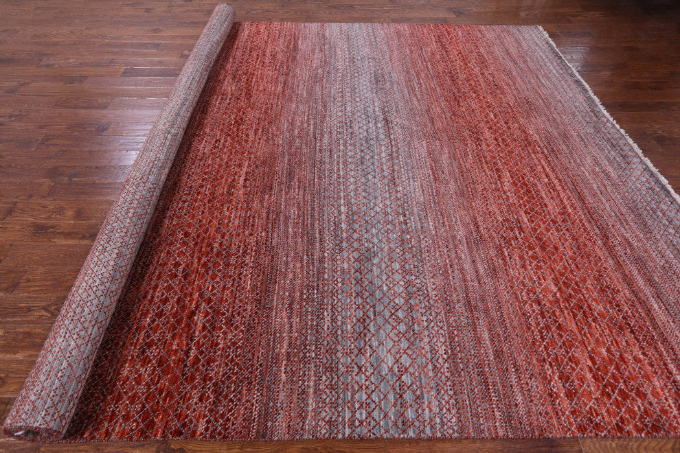 Savannah Grass Hand Knotted Wool Rug 10' 0" X 14' 0" - Q13411