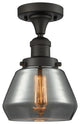 Franklin Restoration Fulton 1 Light Semi-Flush Mount, Oil Rubbed Bronze, Plated