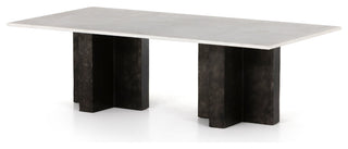 Terrell Coffee Table-Raw Black