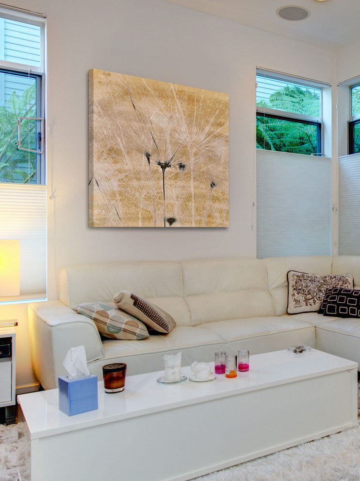 "Dandelions III" Painting Print on Canvas by Aryai