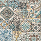 Marrakesh Tiles Teal Mosaic Wallpaper, Bolt