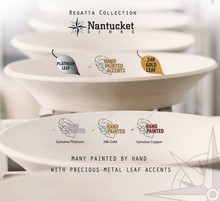 Nantucket Sinks Anzio Italian Fireclay Vanity Sink