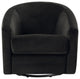 Madison Swivel Glider, Black Velvet