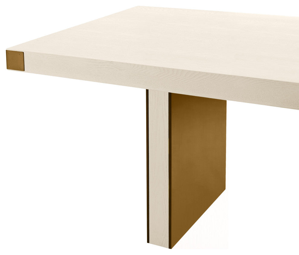 Selena Cream Ash Dining Table