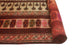 Vintage Distressed Madzimoy Beige/Burgundy Rug, 3'8x7'2