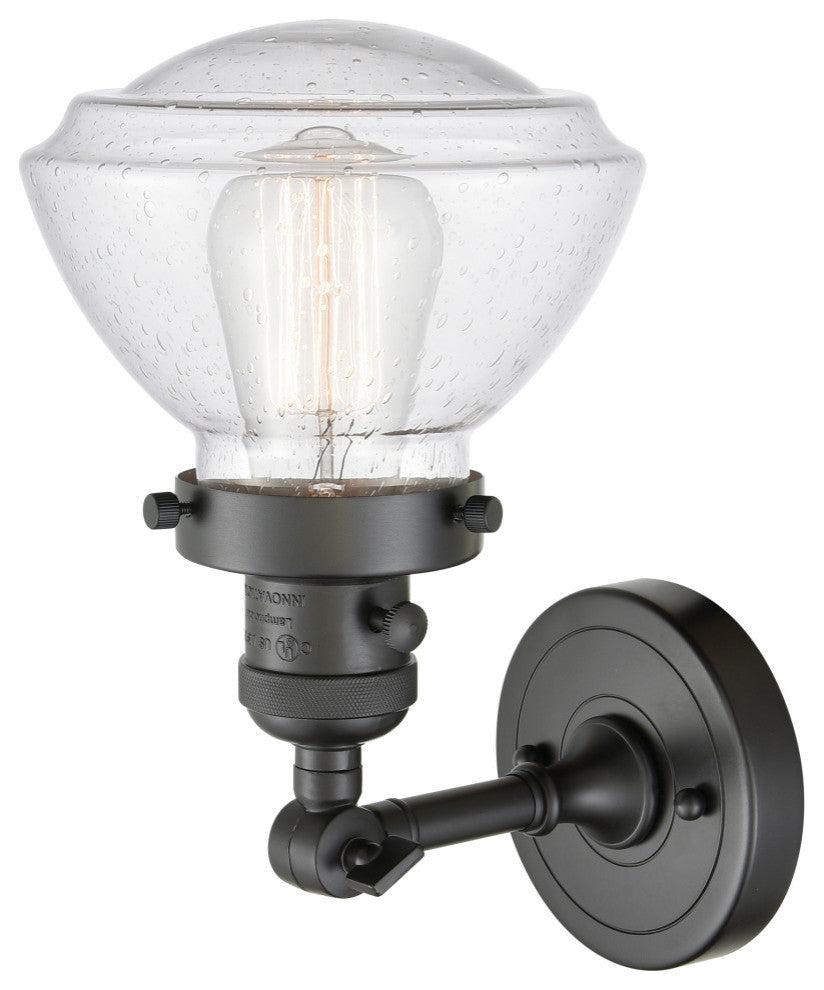 Olean 1-Light Sconce, Oil Rubbed Bronze, Seedy