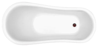 61" Streamline NPT9480ORB-ORB Soaking Clawfoot Tub With Internal Drain