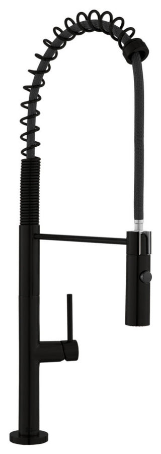 Chalet Single Handle, Pull-Down Kitchen Faucet, Matte Black