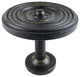 Large Swirl Drapery Medallion Holdback, Burnt Gold