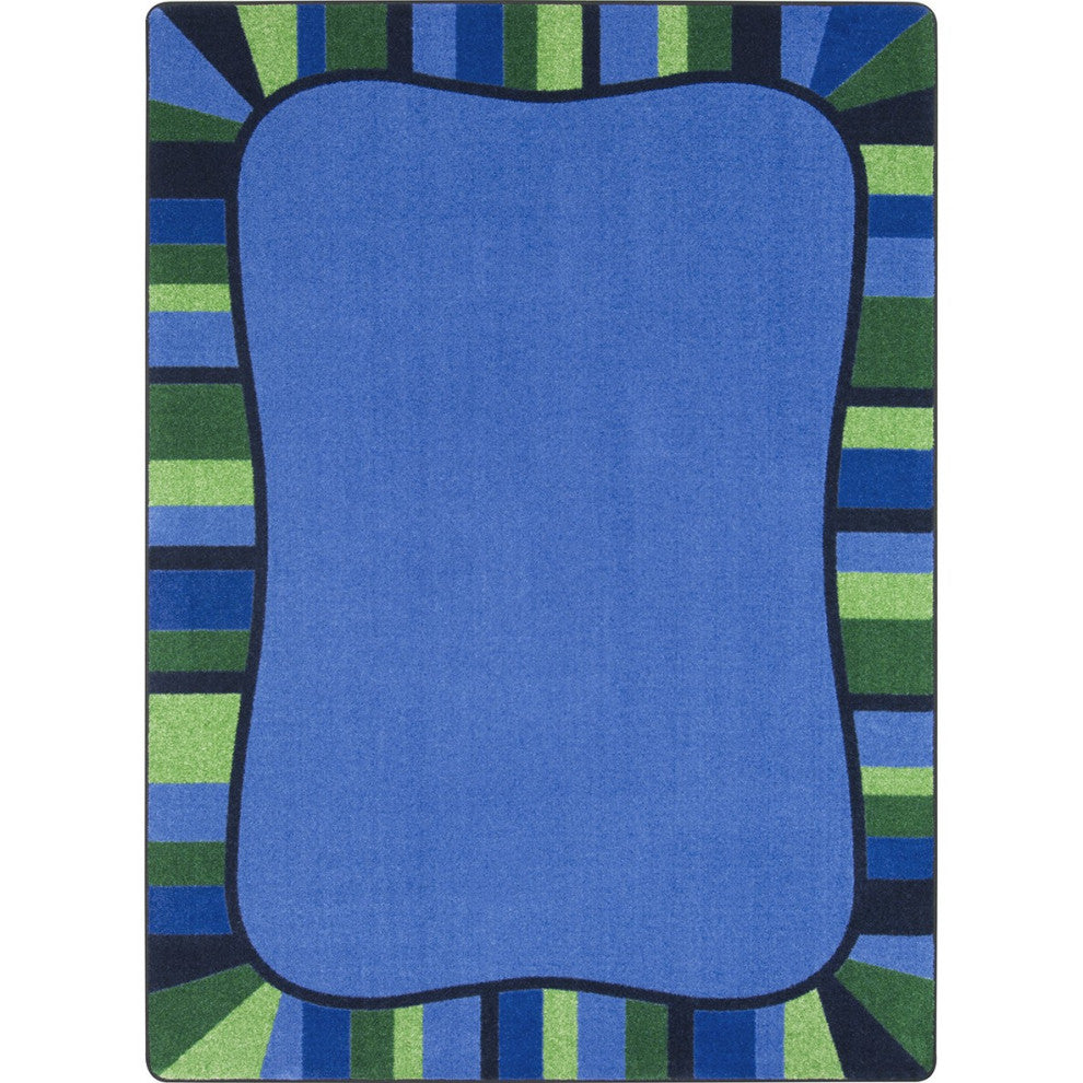 Colorful Accents 10'9" x 13'2" area rug, color Seaglass
