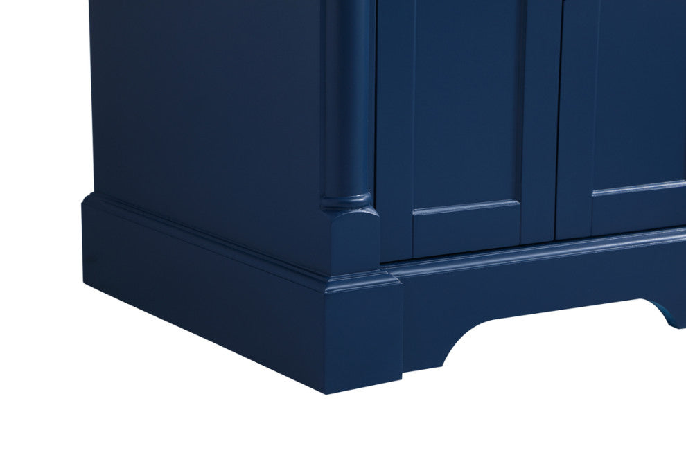 Home Living 24" Single Bathroom Vanity, Blue