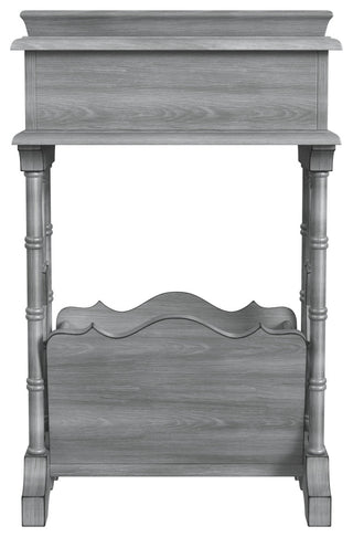 Cummings End Table With Storage, Gray