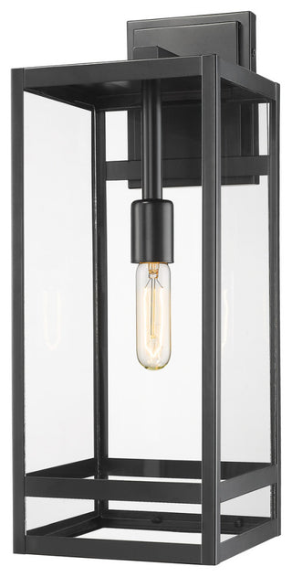 Z-LITE 596B-BK 1 Light Outdoor Wall Sconce, Black