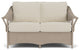 Lloyd Flanders Nantucket Loveseat, French Beige, Beach Natural