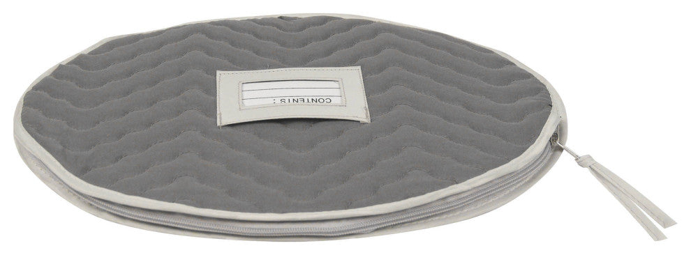 Quilted Microfiber Dinner Accessory Storage 6pc Set