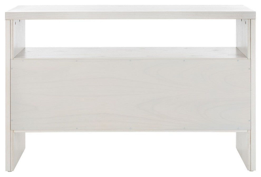Safavieh Zella 4 Door Console Table, White Washed