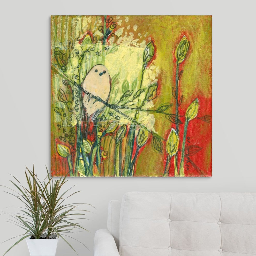Looking In On Natures Window Wrapped Canvas Art Print, 30"x30"x1.5"
