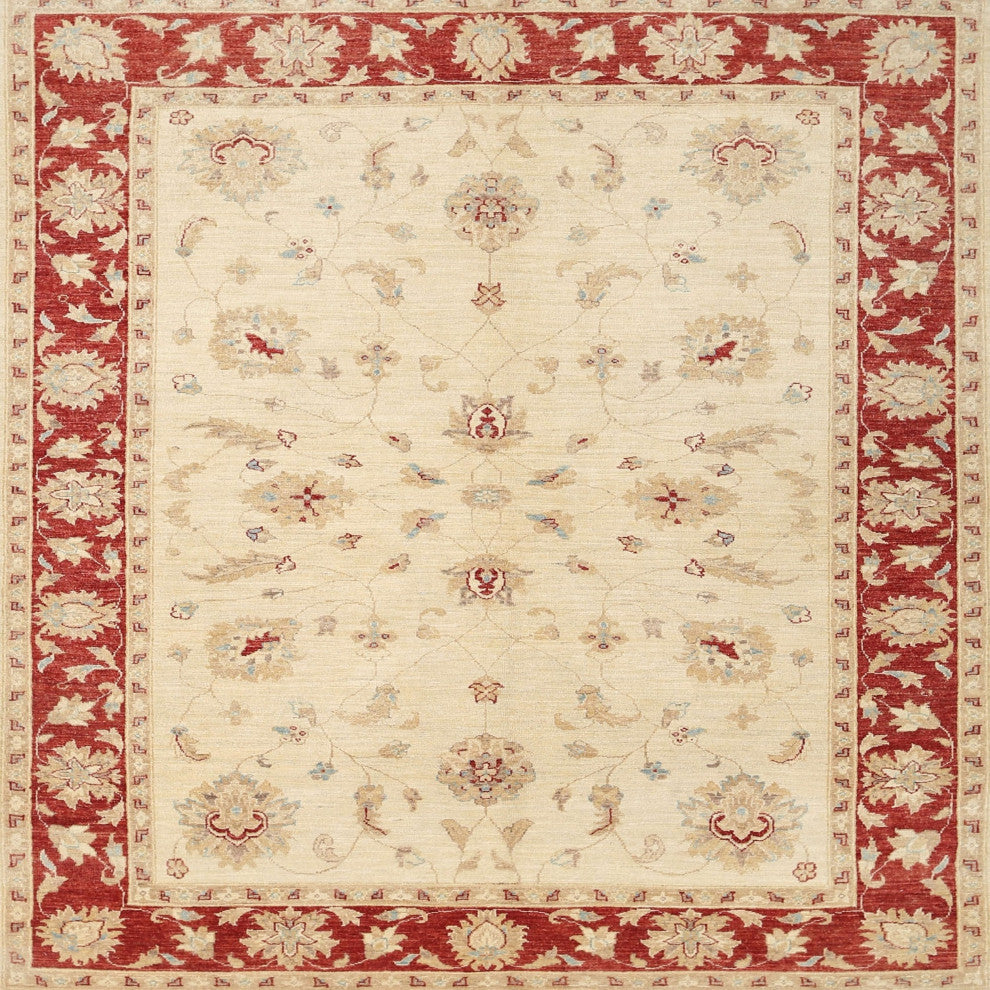 Ahgly Company Indoor Square Traditional Area Rugs, 3' Square