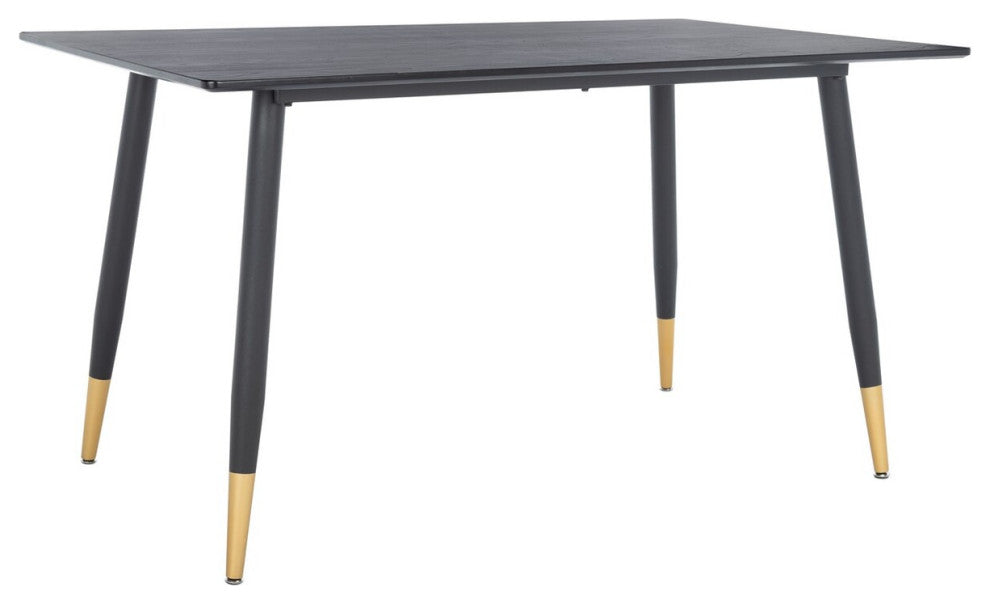 Safavieh Acre Dining Table, Black/Gold