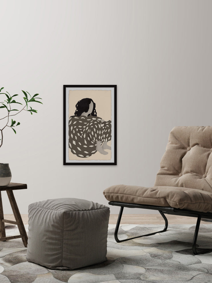"Make It Happen" Framed Painting Print, 30x45